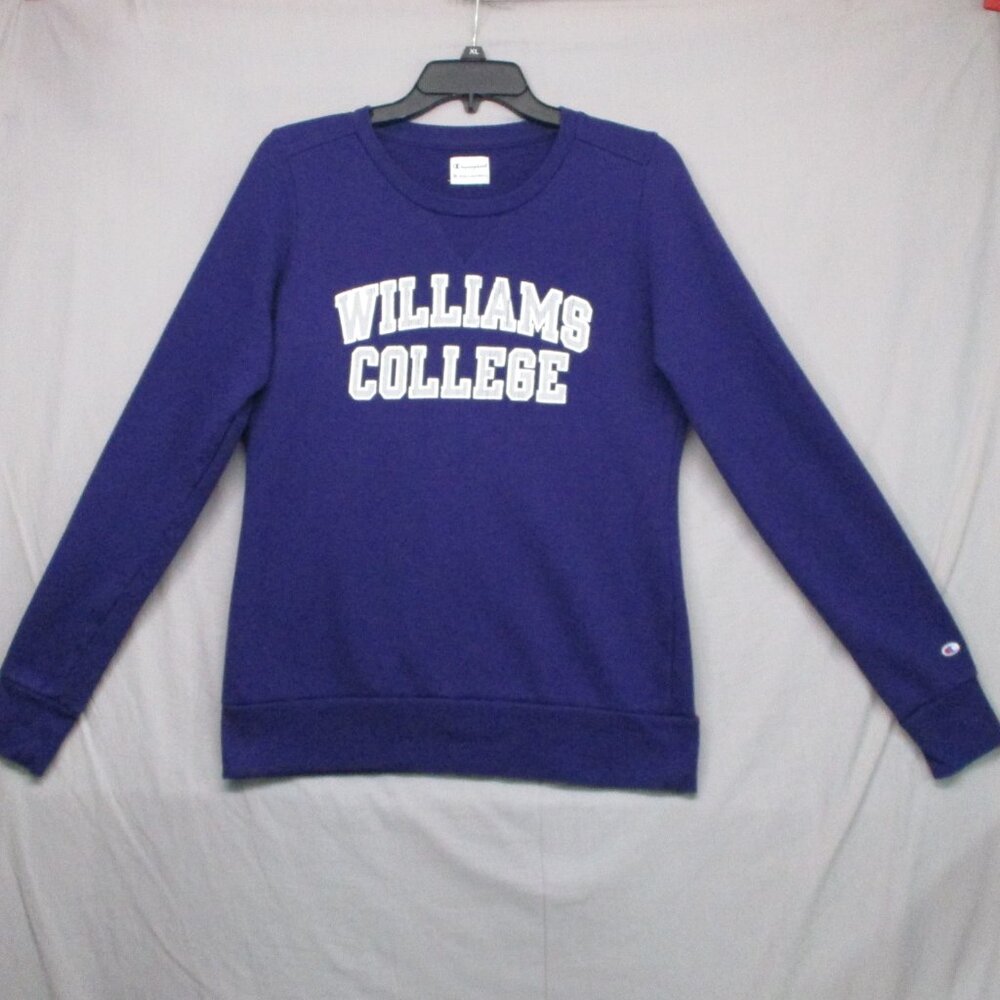 Champion Williams‎ Collage Crew Neck Sweater Purple Women Size | M